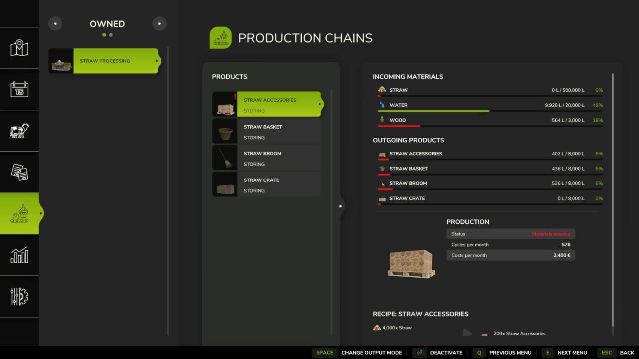 Straw Processing v1.0