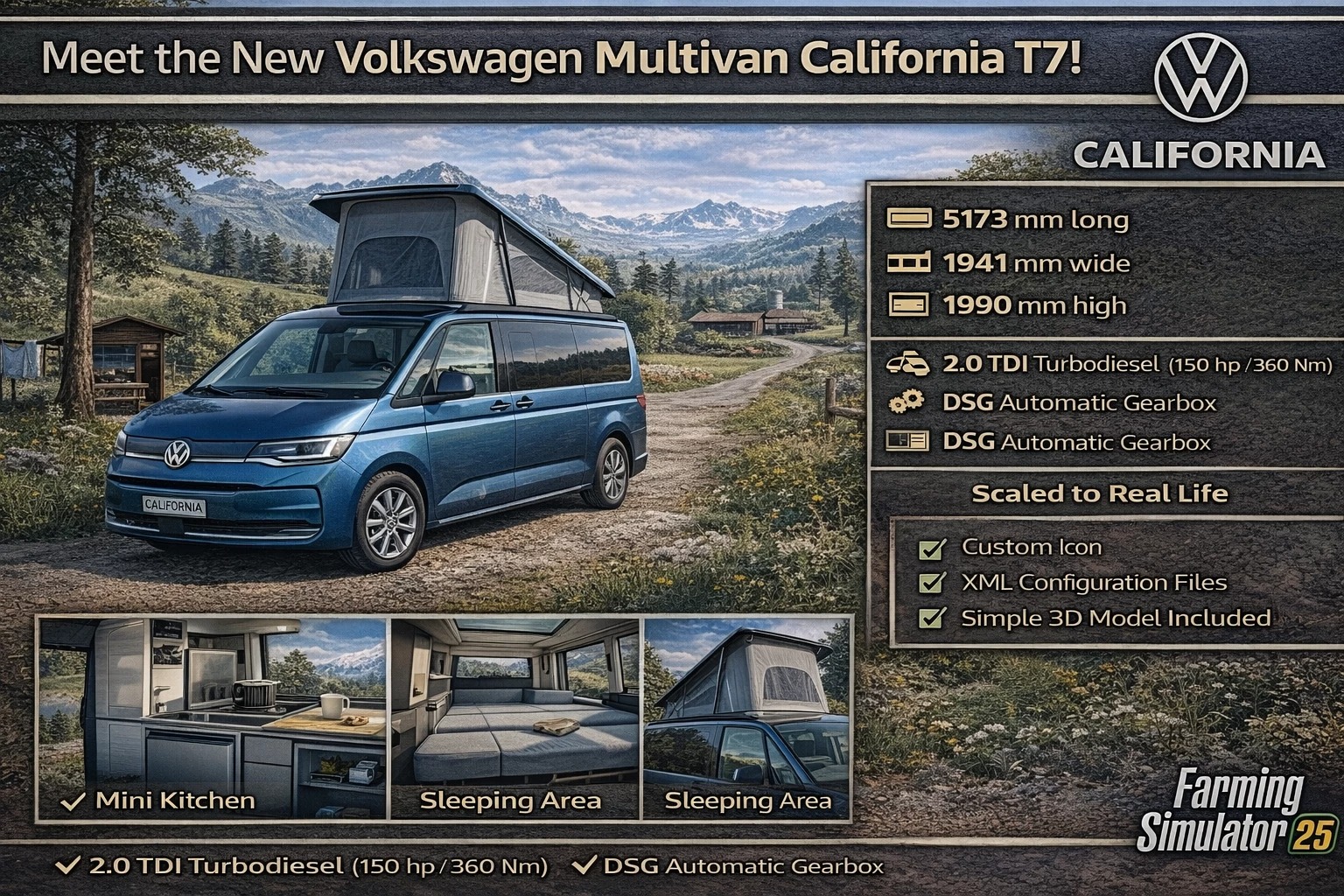 Volkswagen Multivan California v1.0