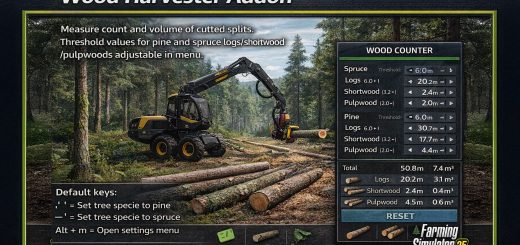 Wood Harvester Measurement BETA v1.0