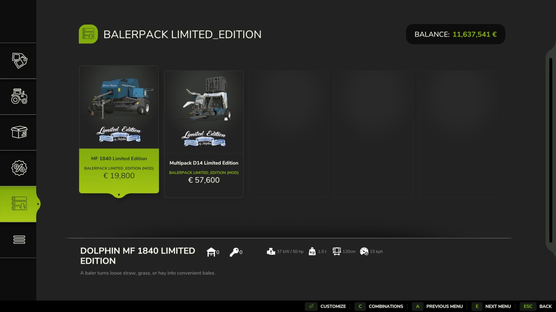 Baler Pack Limited Edition v1.0