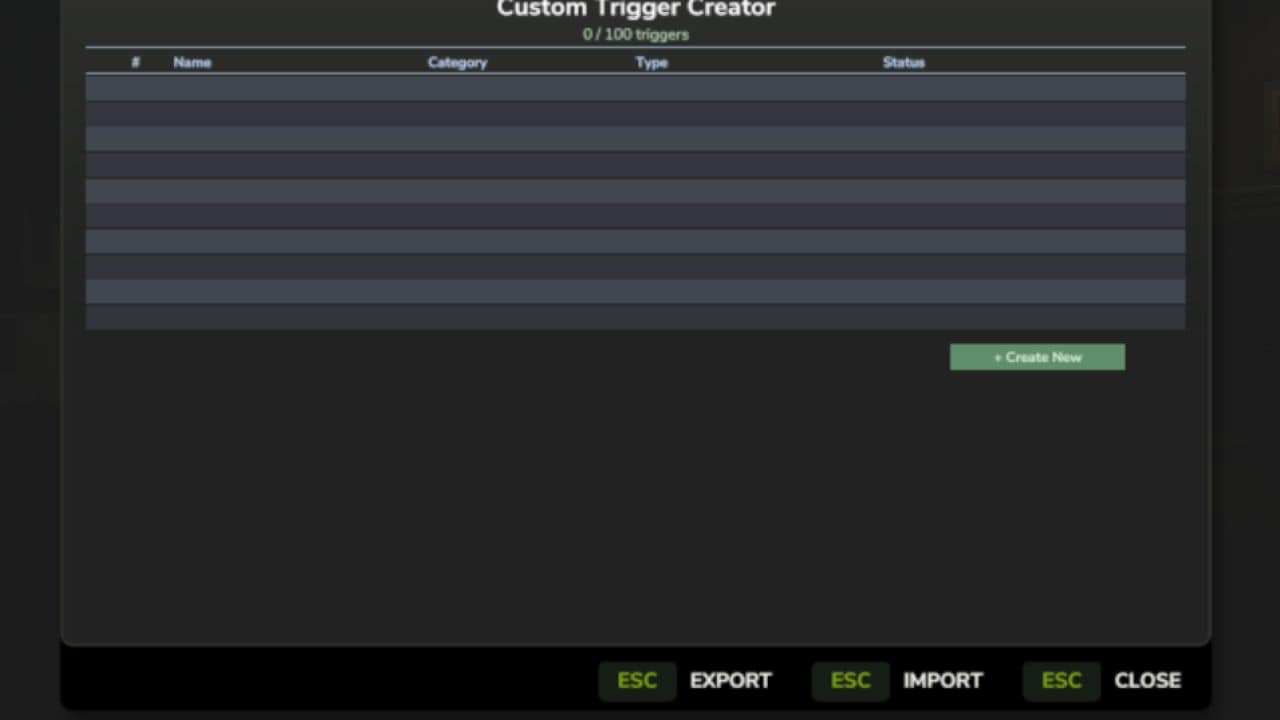 Custom Trigger Creator V1.0.1