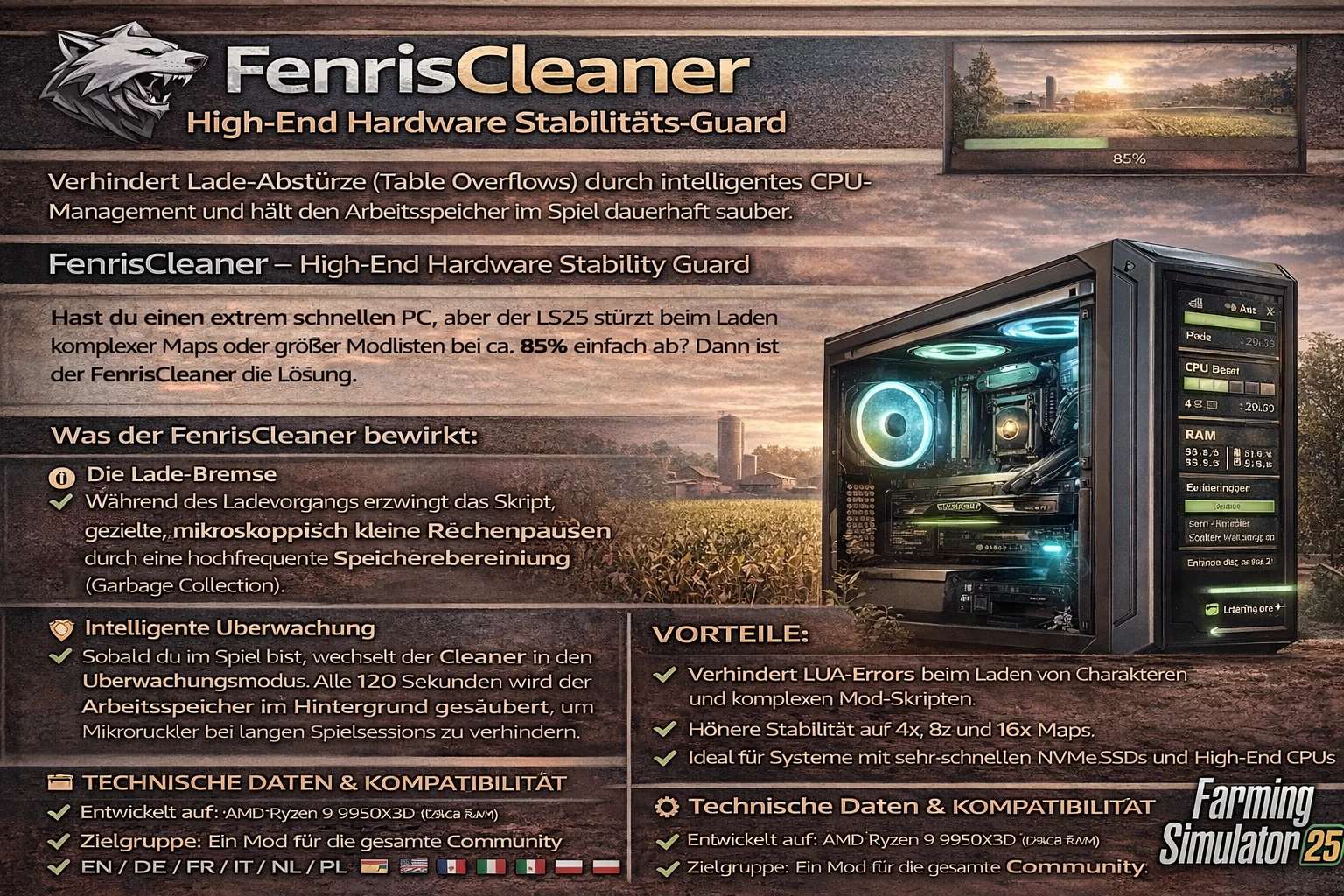 FenrisCleaner v1.0