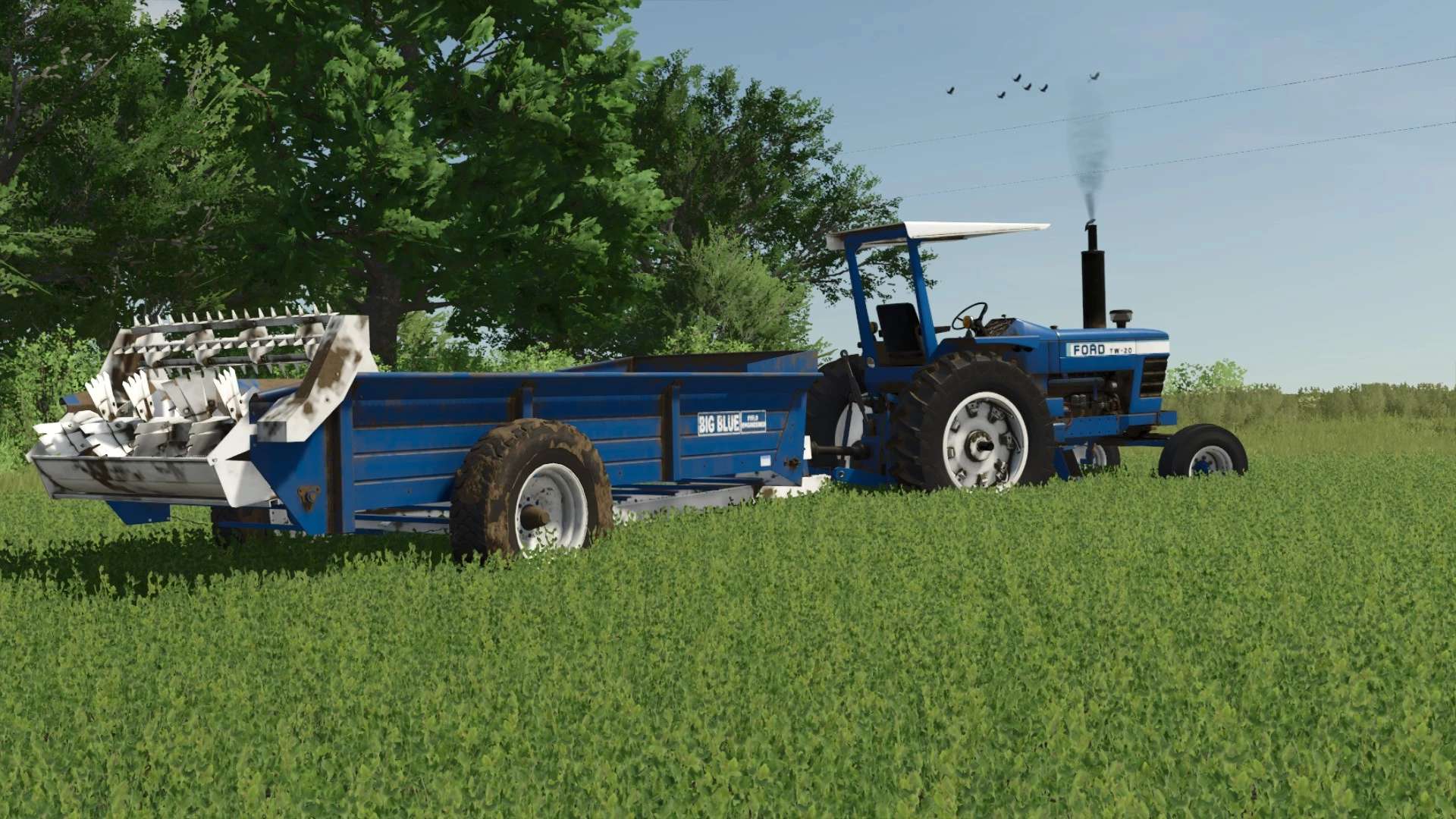 Ford Big Blue Manure Spreader Pack v1.0