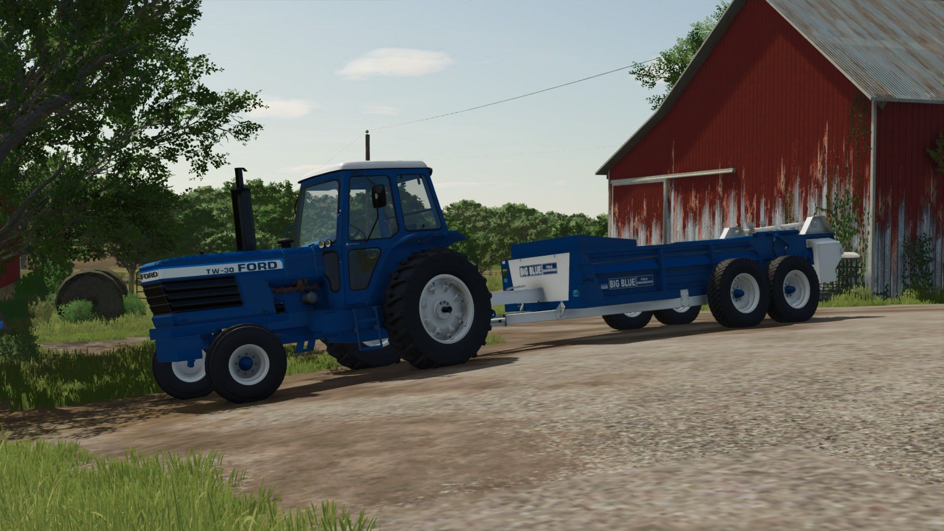Ford Big Blue Manure Spreader Pack v1.0