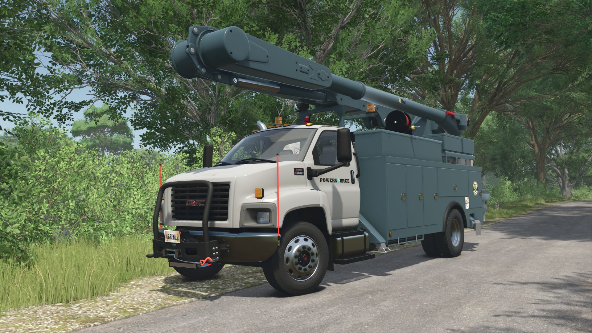 GMC C8500 Bucket Truck v1.2