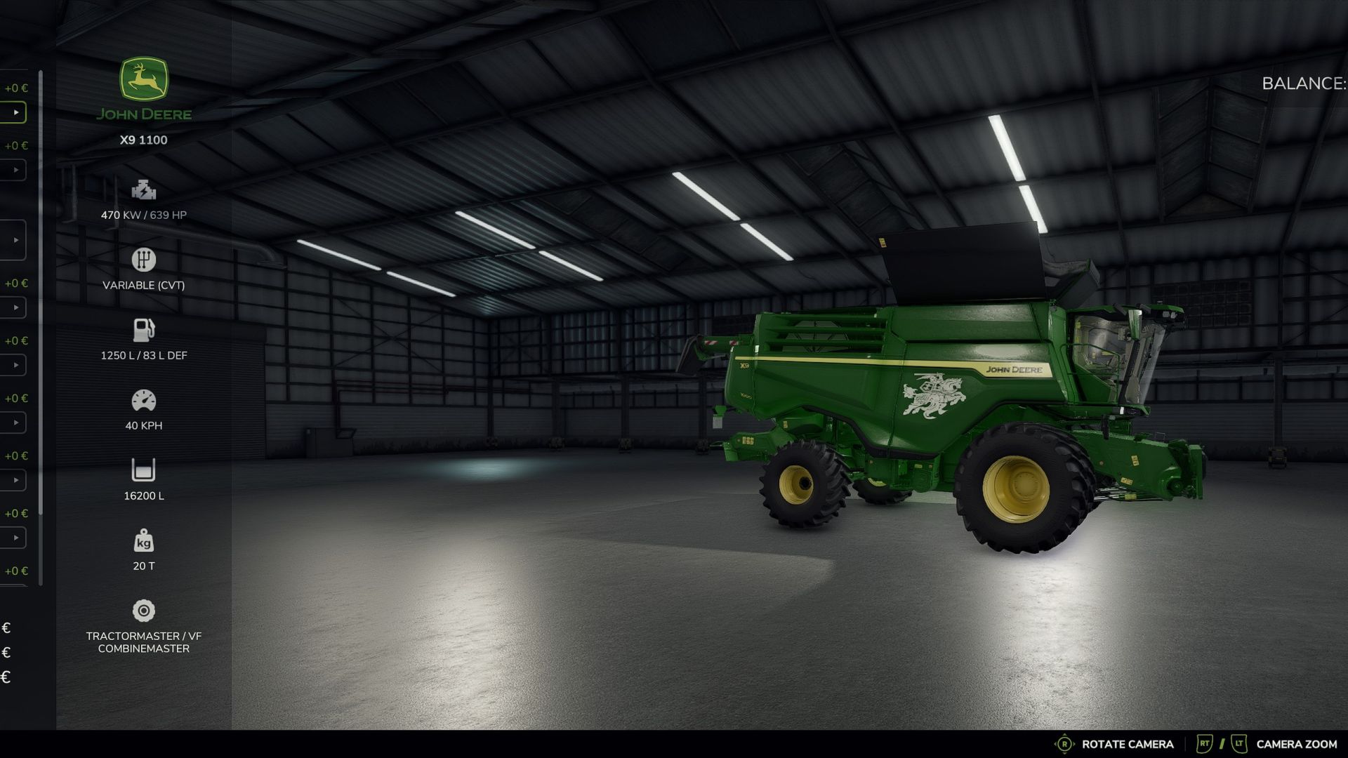 John Deere X9 1100 BETA v1.0