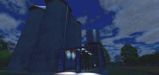 Large Concrete Grain Silo v1.0