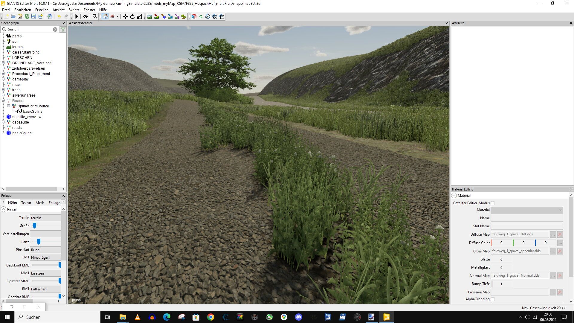 Oad and field path textures for map creation v1.0