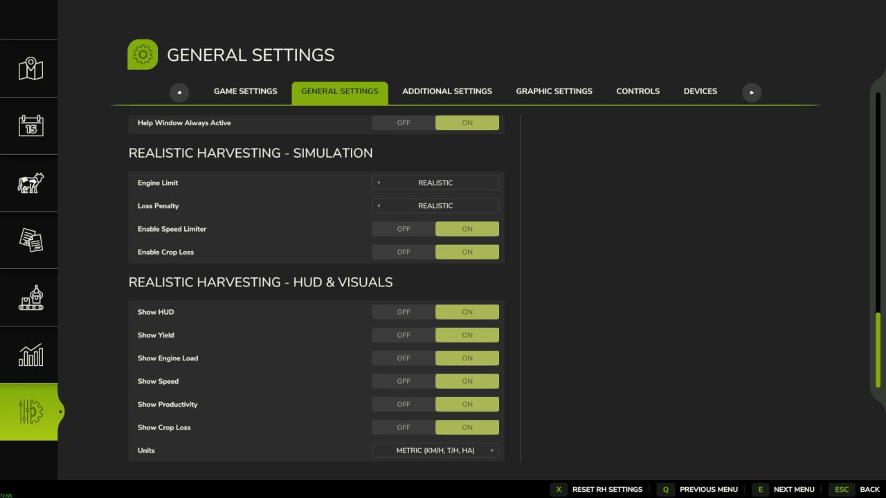 Realistic Harvesting v1.4.2.0