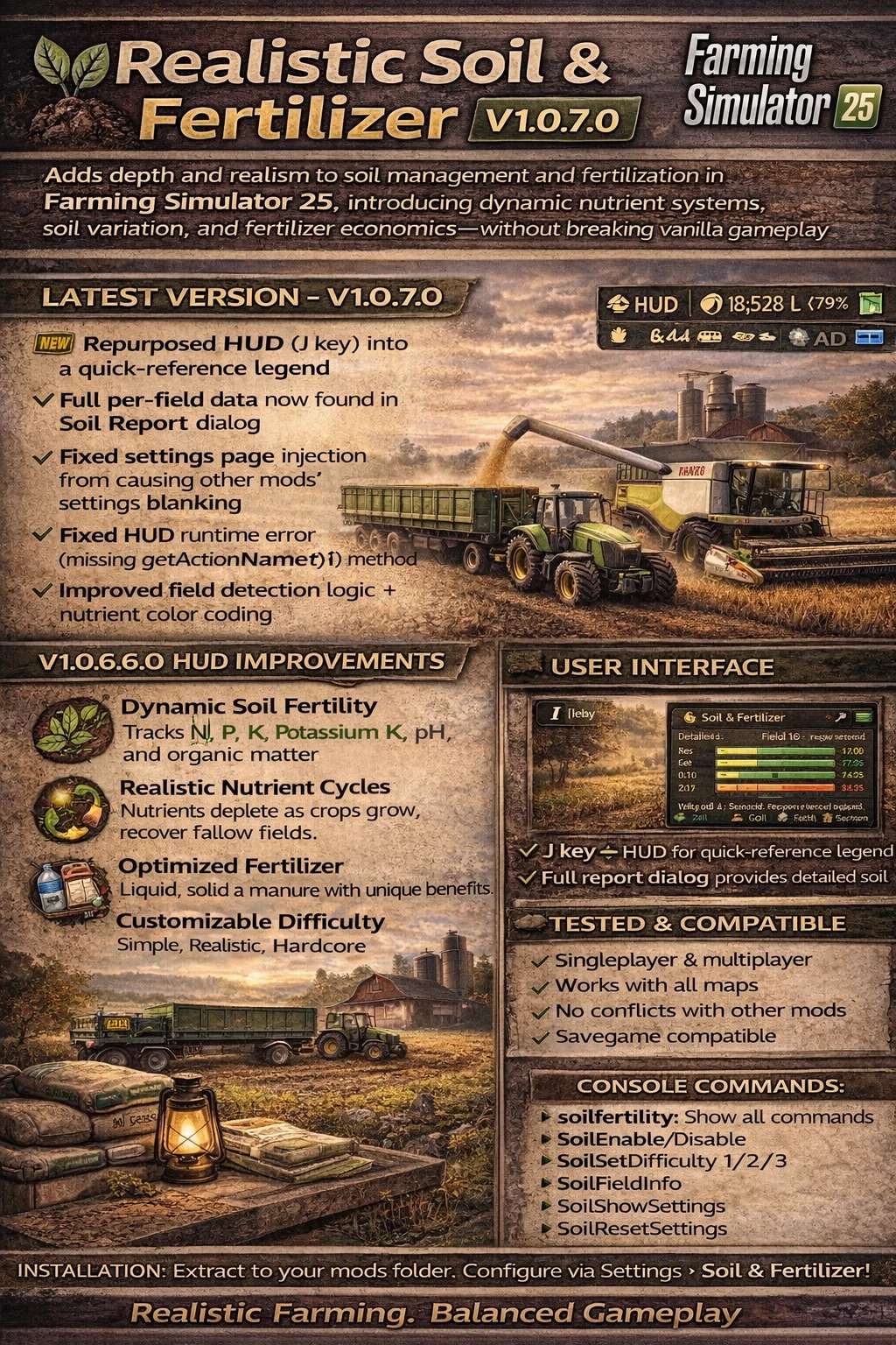 Realistic Soil & Fertilizer V1.0.7.2
