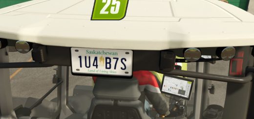 Saskatchewan License Plate v1.0