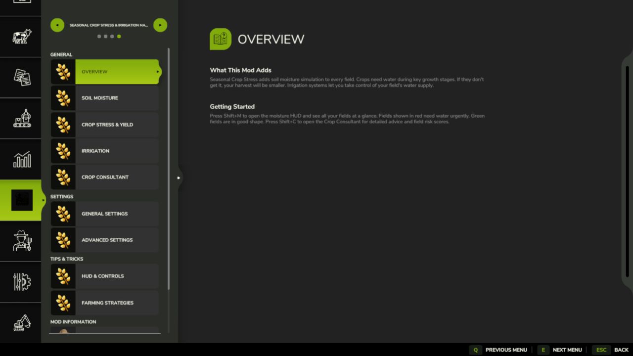 Seasonal Crop Stress v1.0.7.0