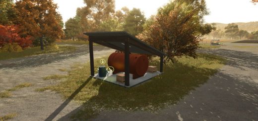 Small Covered Fuel Tank v1.0