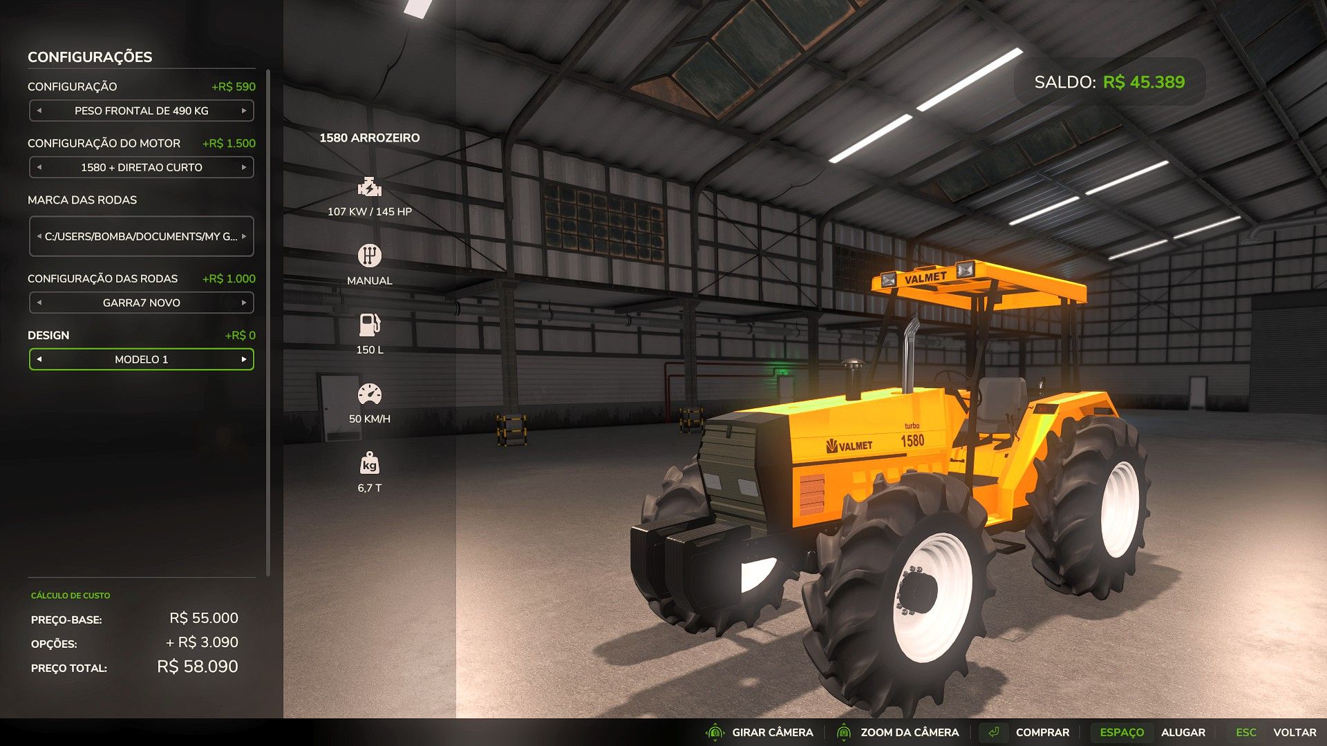 Valmet 1280/1580 v1.0