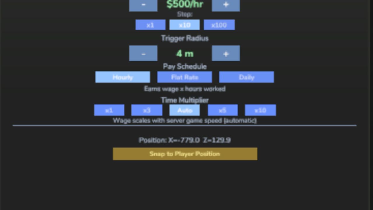 Workplace Triggers v1.0.4.0