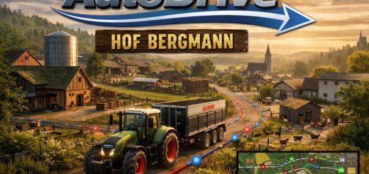 AutoDrive Hof Bergmann 1.4.0.0 RUS v1.0