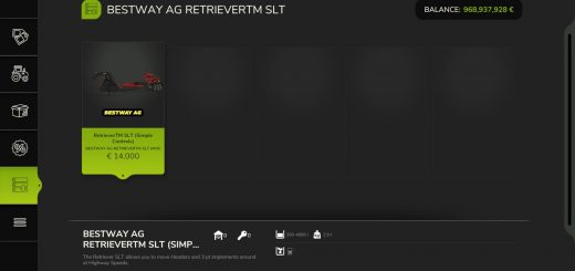Bestway Ag Retriever™ SLT v1.0