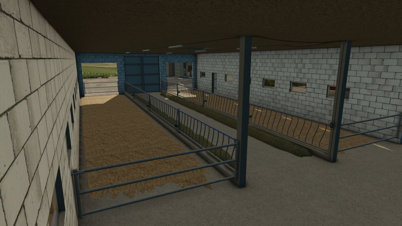 Cow Barn With Manure Plate v1.0