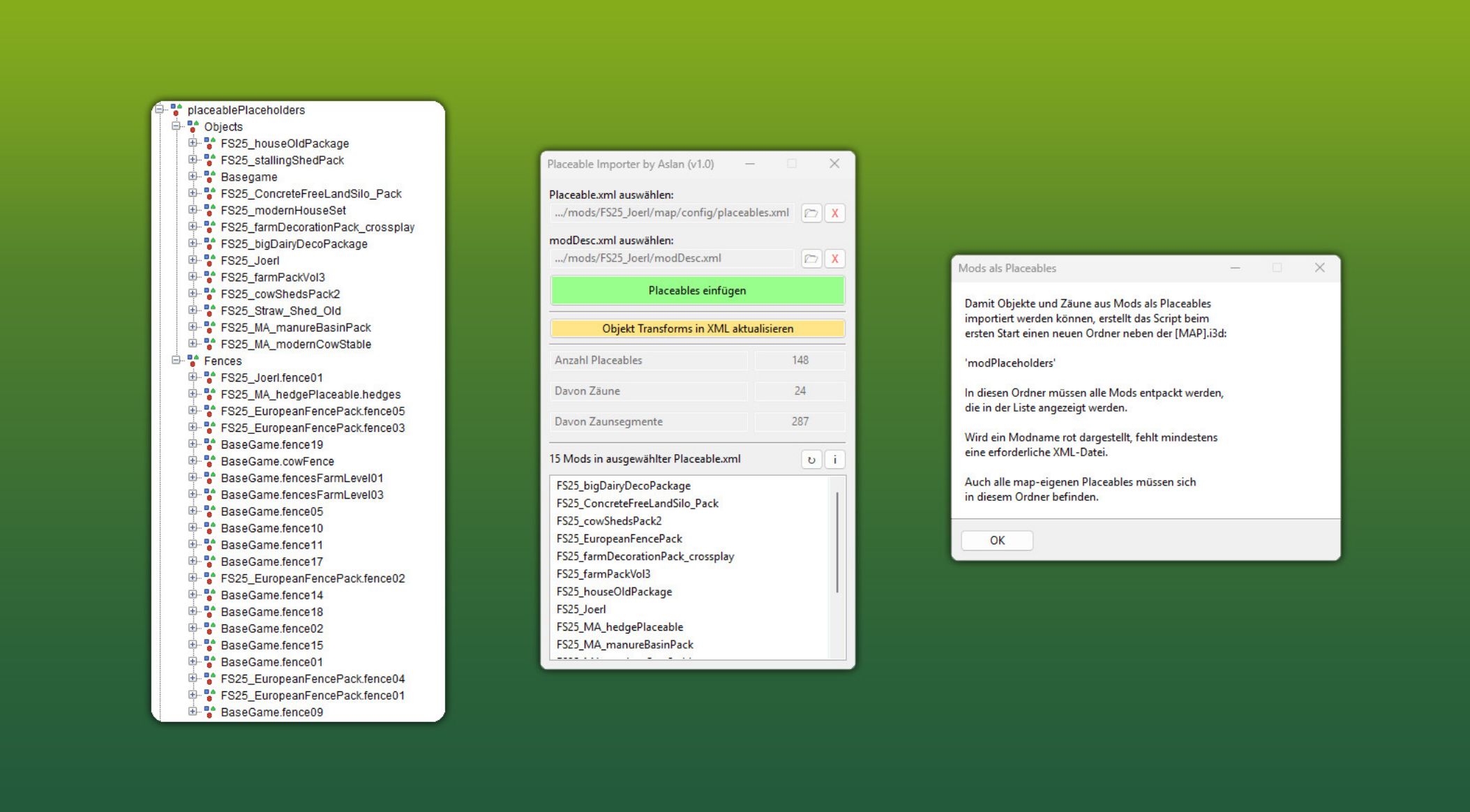 GE10 Script – Placeable Importer V2.0