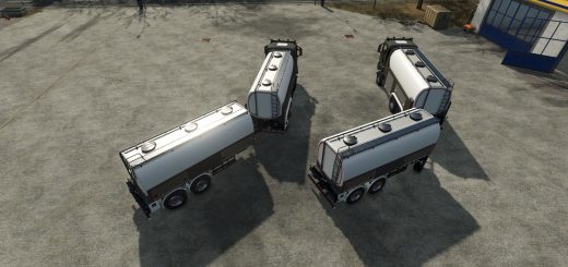 MAN truck milk transporter pack v1.0