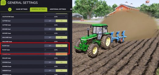 More Dust And Soil Settings v1.0