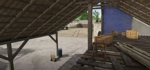 Old Shed With Bale Storage v1.0