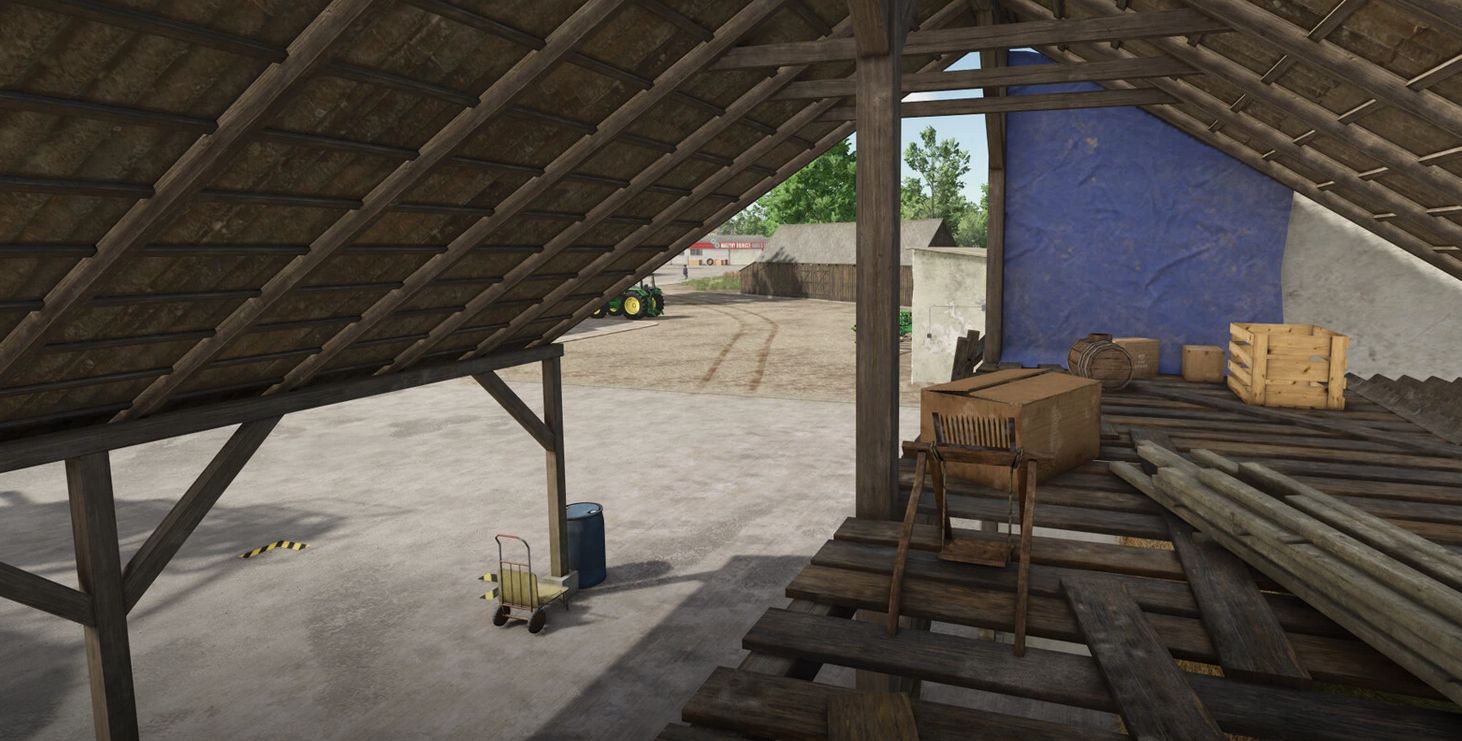 Old Shed With Bale Storage v1.0