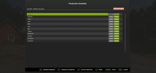 Production Schedule v1.1