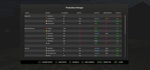 Productions Manager v1.0.0.1