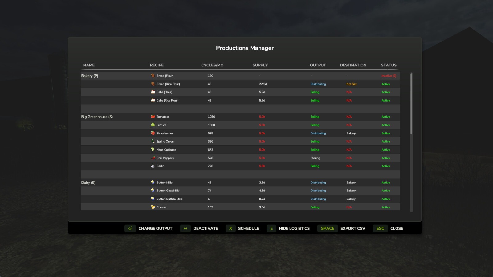 Productions Manager v1.0.0.1