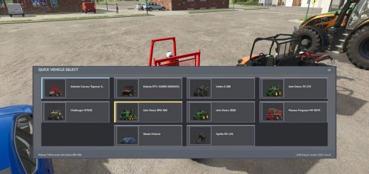 Quick Vehicle Select v1.0