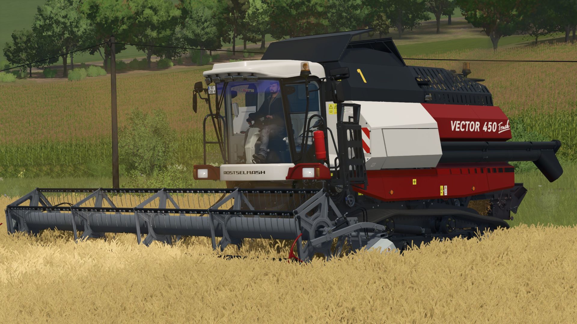 Rostselmash Vector 450 Track v1.0