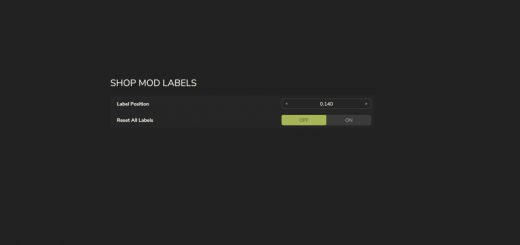 Shop Mod Labels – New And Updated v1.1