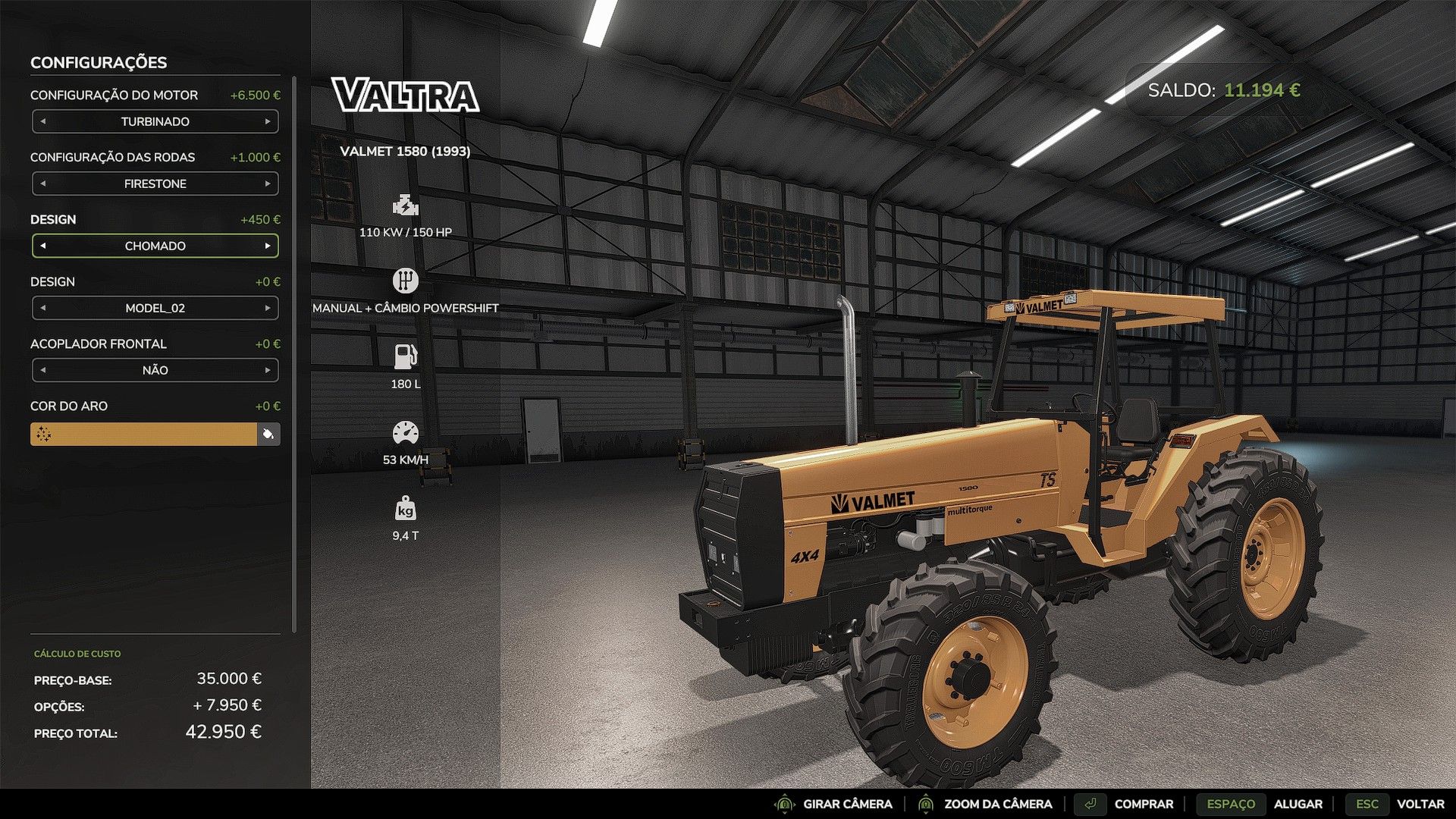 Valmet 1580 v1.0