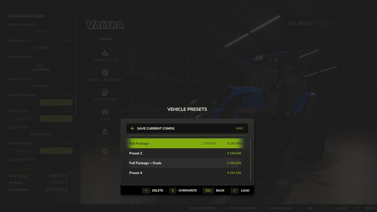 Vehicle Presets v1.0