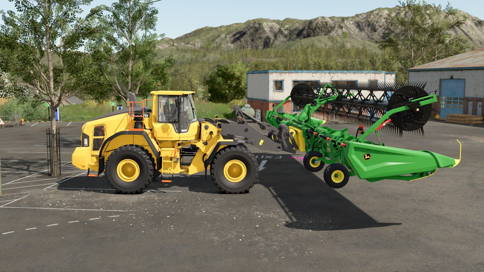 Wheel Loader Header Mover v1.0