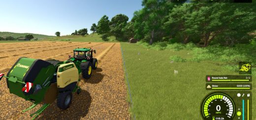 Baler Door State HUD v1.0