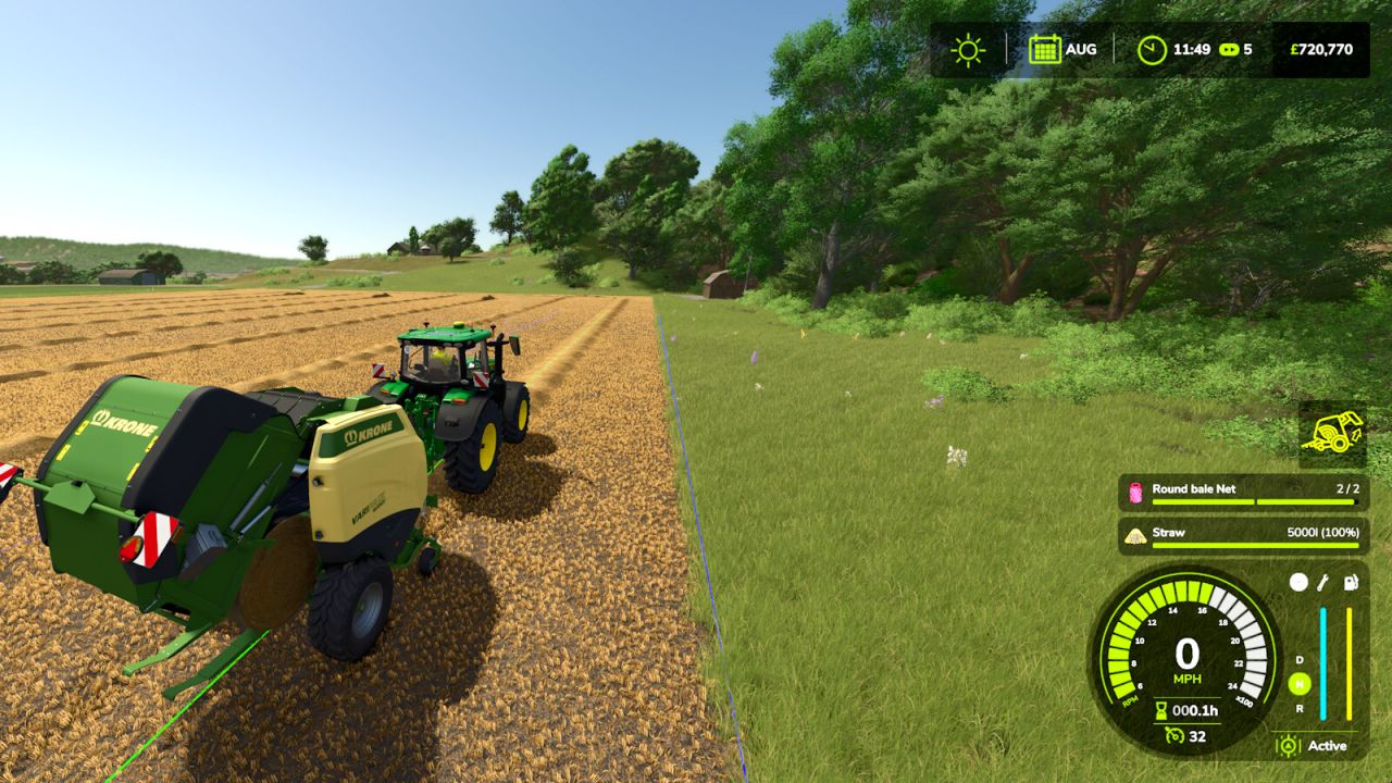 Baler Door State HUD v1.0