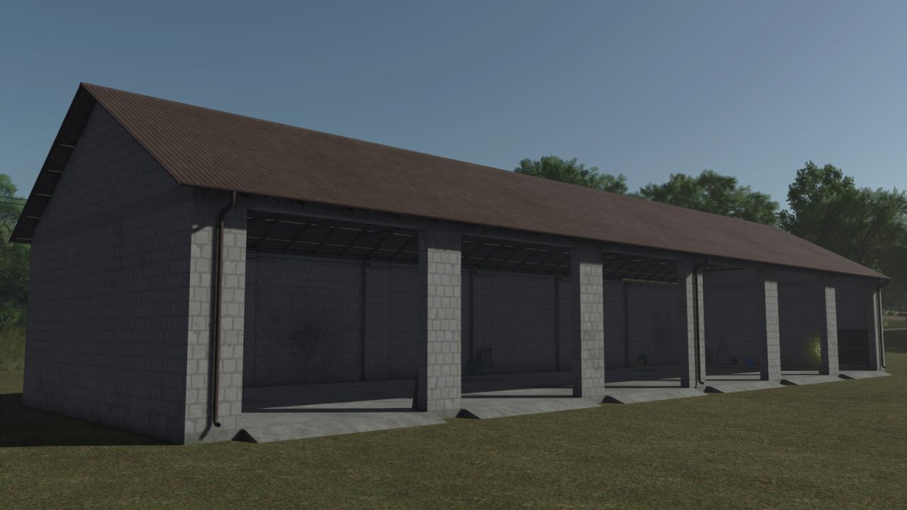 Big Open Garage With Workshop v1.0