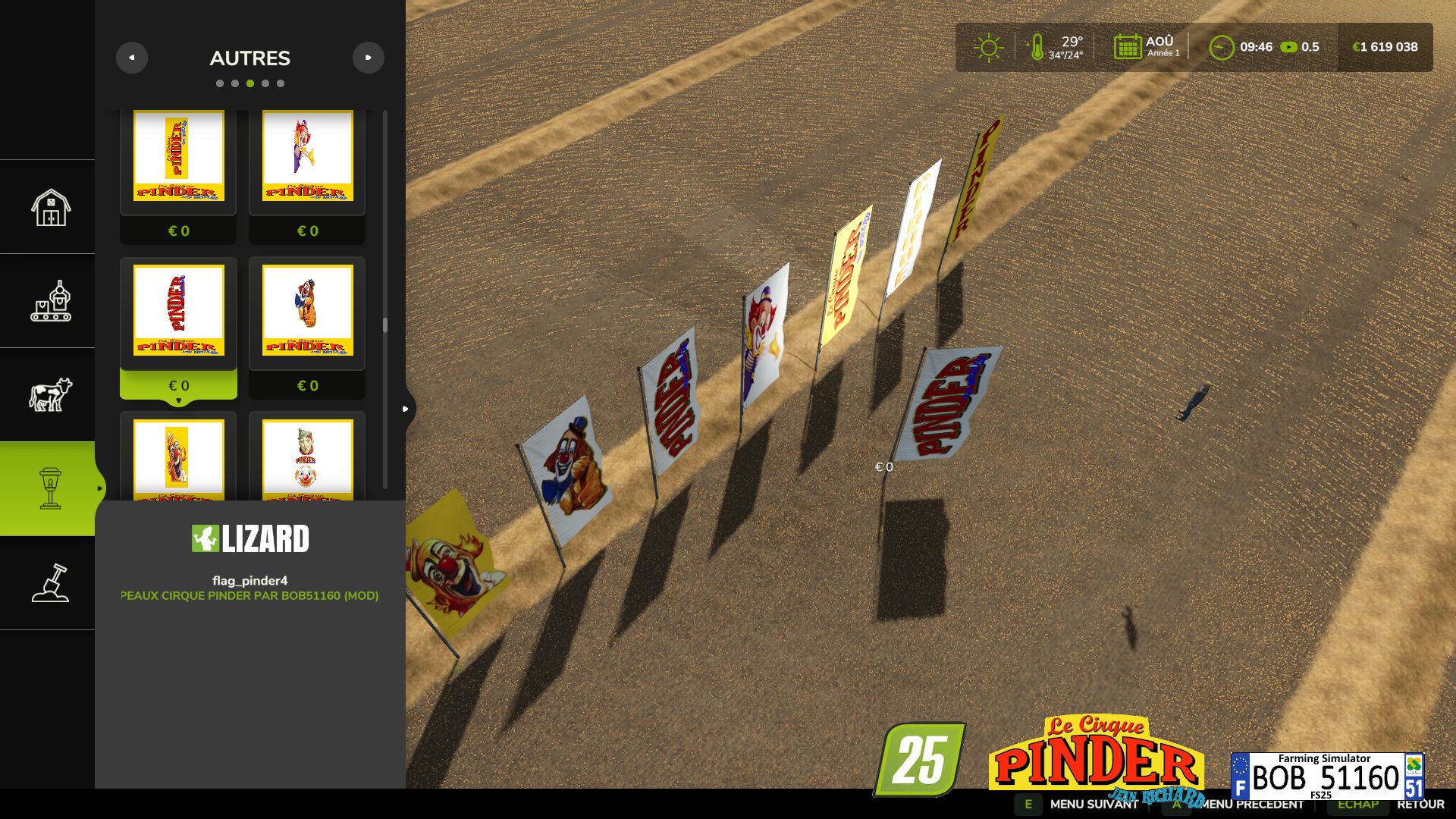 Circus Flags PINDER v1.0