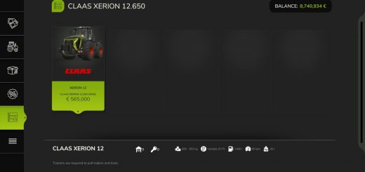 Claas Xerion 12.650 v1.0.1.0