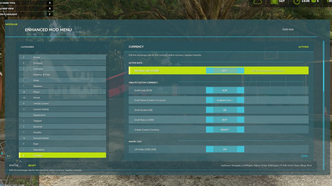 Enhanced Mod / Cheat Menu v1.3