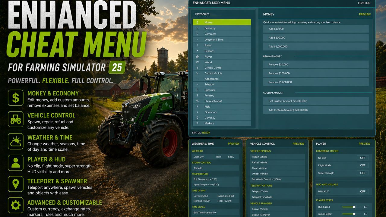 Enhanced Mod / Cheat Menu V1.5