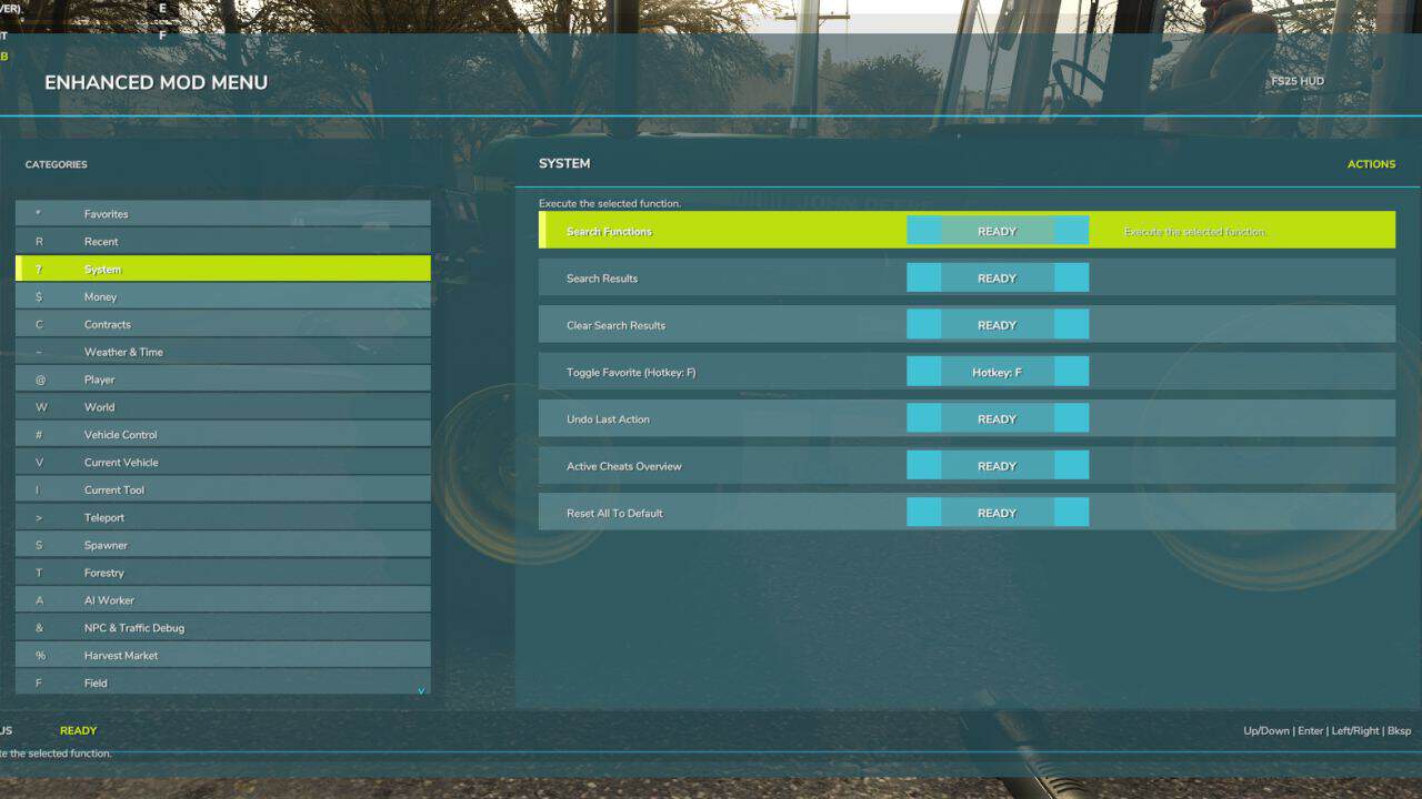 Enhanced Mod / Cheat Menu v1.8