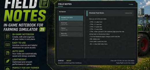 Field Notes v1.3