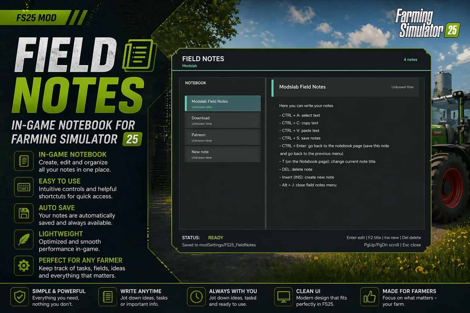 Field Notes v1.3