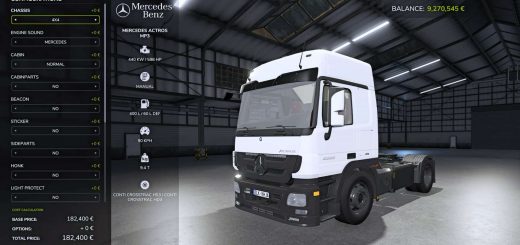 Mercedes Actros MP3 v1.0.0.2