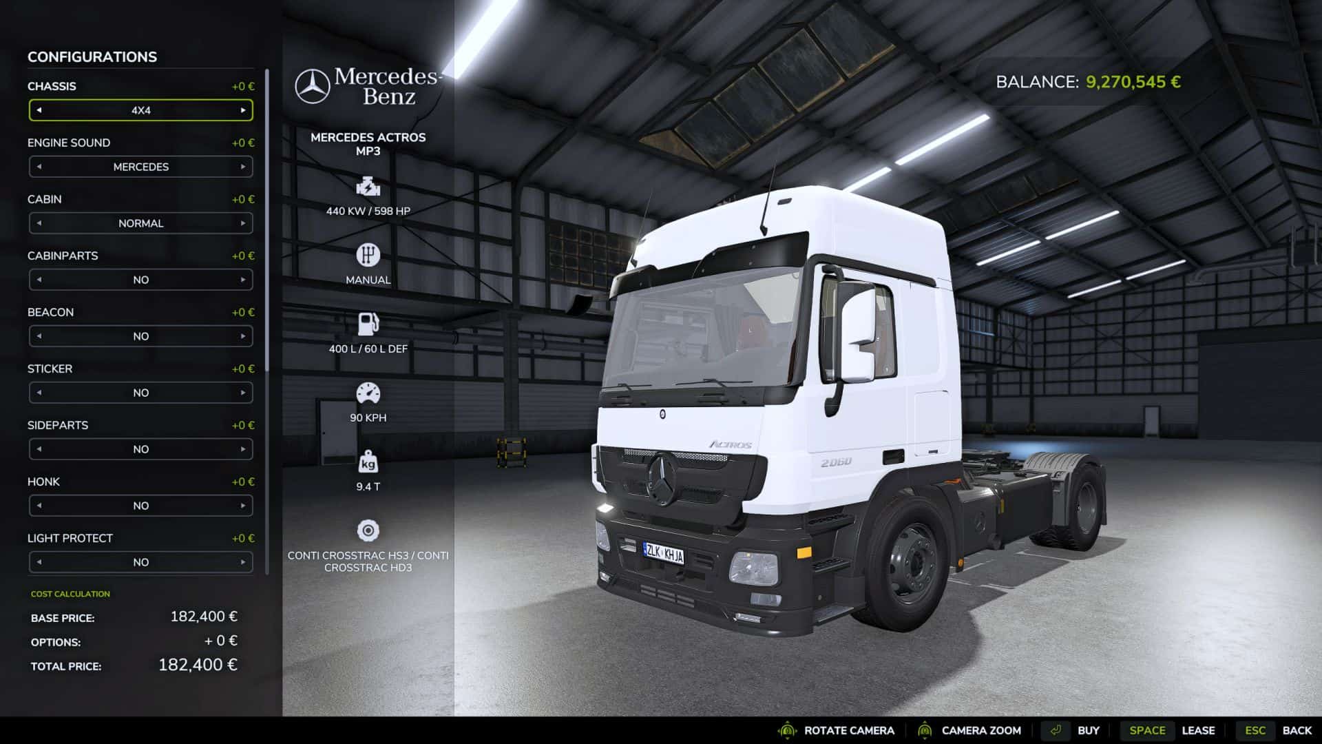 Mercedes Actros MP3 v1.0.0.2