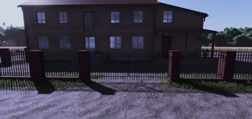 Red Brick And Metal Fence v1.0