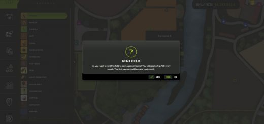 Rent Your Field v1.0